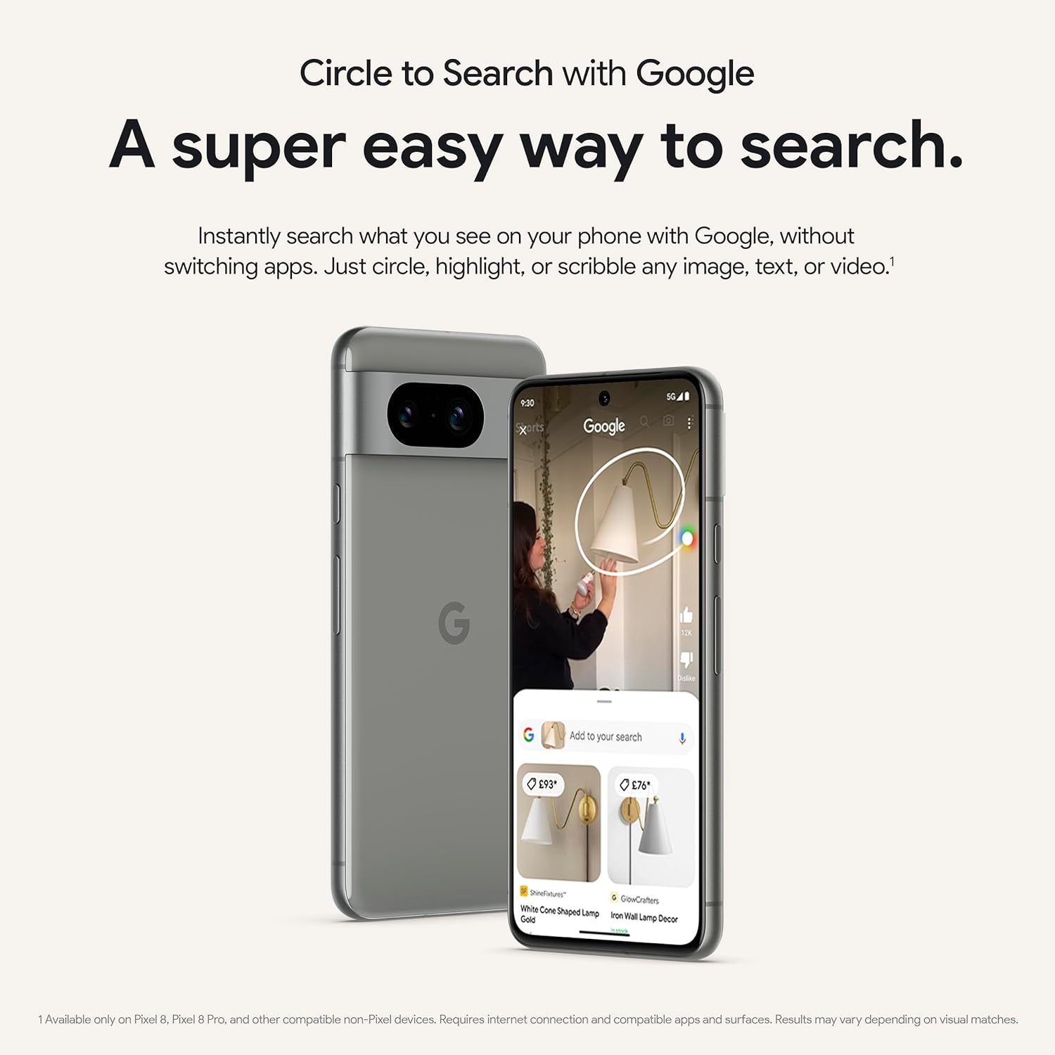 Google Pixel 8 Pro – Unlocked Android Smartphone with telephoto lens, 24-hour battery and Super Actua display – Obsidian, 256GB image 4 Google Pixel 8 Pro – Unlocked Android Smartphone with telephoto lens, 24-hour battery and Super Actua display – Obsidian, 256GB image 4